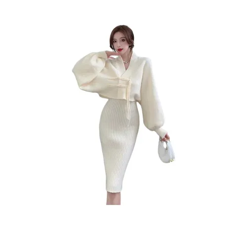 TENNE GIRL Длинное платье с длинными рукавами женское