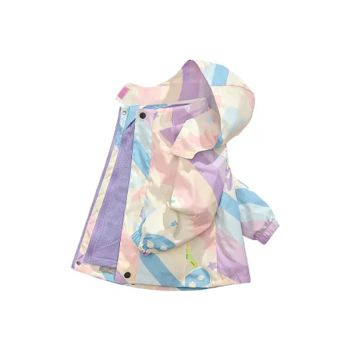 SUPEREDGE Камуфляж Розовый Ветровка Детская