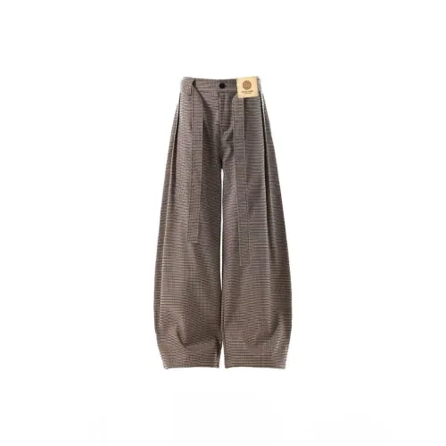 WUHA CREW Коричневый Унисекс Повседневные Штаны