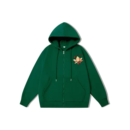 GDRG Темно-зеленый унисекс свитшоты