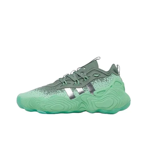 Adidas TRAE YOUNG 3 Дышащие Низкие Баскетбольные Кроссовки Мужские Зеленые