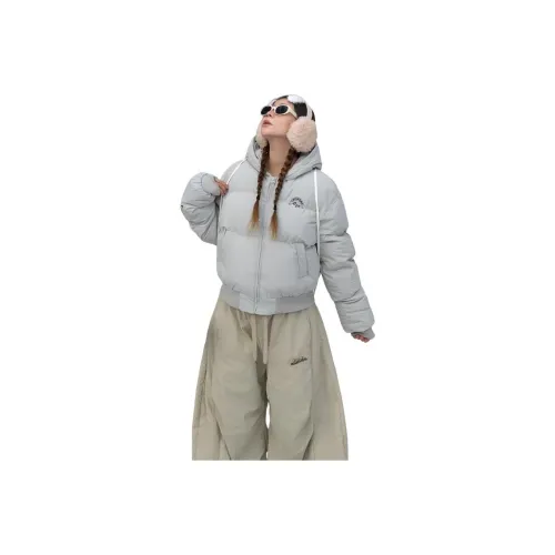 GUOZHEN Серый Женский пуховик