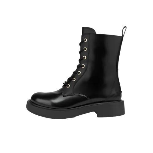 LOVE MOSCHINO Городская Любовь Короткий Мартин Ботинок Женские Черный