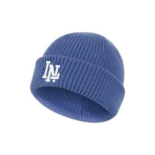 Шапка-бини с акриловым подкладом унисекс синяя