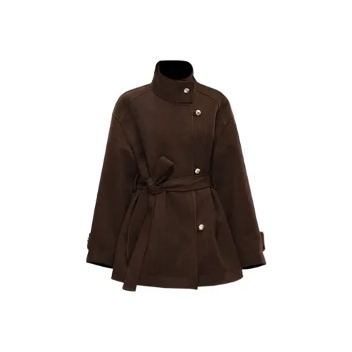 Icicofficial Мокко Женское Пальто