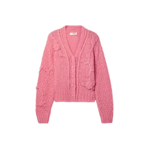 LOVESHACKFANCY Розовые Женские Свитера