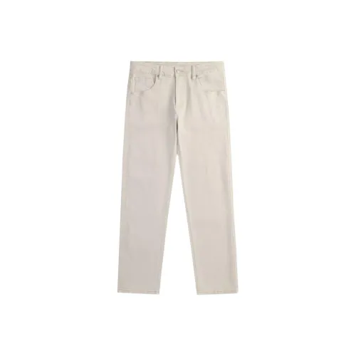 HUNZHI Серый Белый Унисекс Джинсы