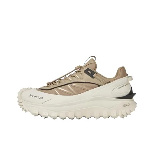 Moncler Trailgrip Low Топ Повседневная обувь Мужская Бежевая