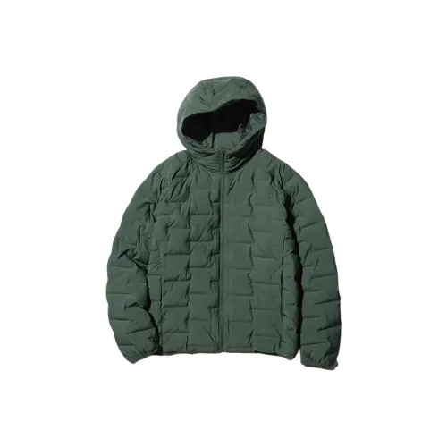 UNIQLO Сосновый зеленый Мужской пуховик