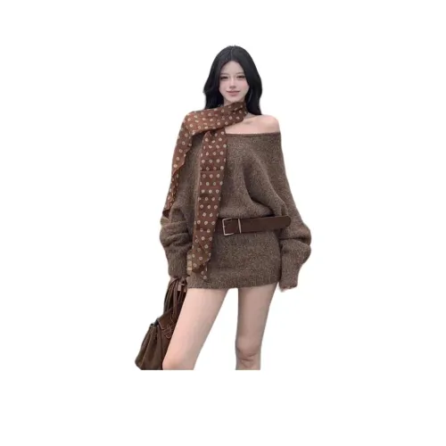 LANGQING Длинное платье с длинными рукавами женское