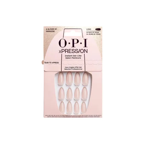 OPI Paradise GAP False Nail Миндально-розовый Золотая окантовка Однотонный Французский 30 Шт