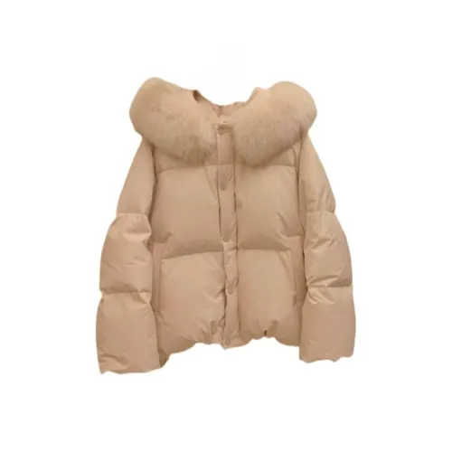 VKXOW Розовый Женский пуховик