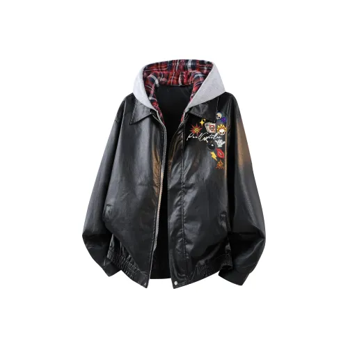 PAUL COSTELLOE Кожа Куртка Унисекс