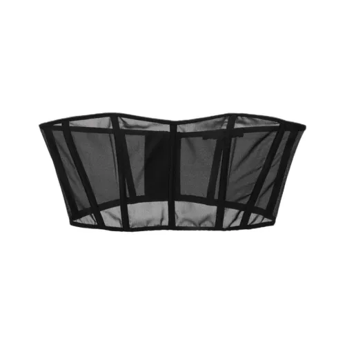 ZARA Черный Женский Топ без бретелек