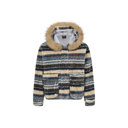 HOKLV Синий С подарками Съемный Застежка-липучка Унисекс Бархатные куртки