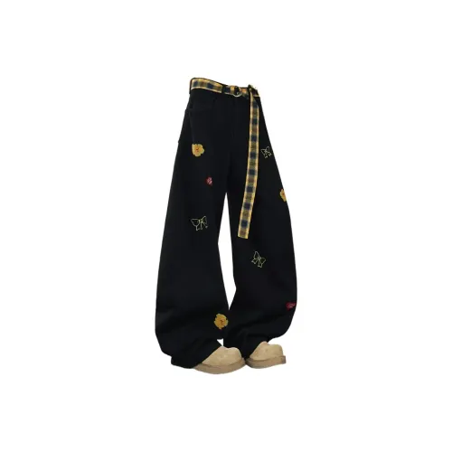 THINGYLAB Мужские черные джинсы