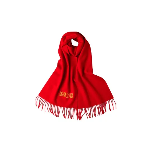 H YXIANG Шарфы из трикотажа из шерсти Унисекс