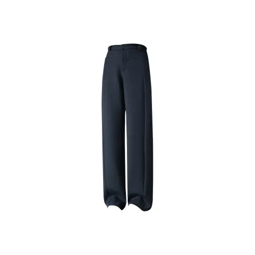 WEIXI Темно-синие женские повседневные штаны