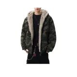 Армейский зеленый камуфляж, утолщенный и с флисовой подкладкой