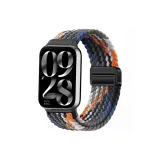 Джинсовый синий, трикотажная ткань, магнитный ремешок