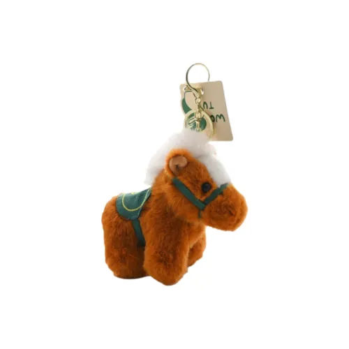 OU DI PIG Cute Cartoon War Брелок в виде лошади Плюшевый Подвеска 10 см Длина корпуса