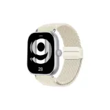 [Звездный свет] Магнитная пряжка, нейлоновая ткань, вязаный ремень с серебряной концевкой