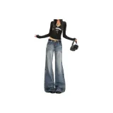 Светло-синий, с флисовой подкладкой, удлиженные брюки, длина тела более 165 см