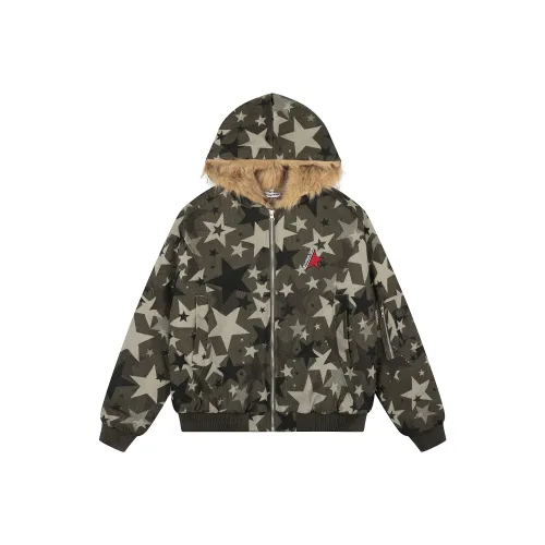 WAYHWEI Камуфляж Унисекс Пуховики