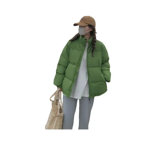 GUOZHEN Зеленый Женский Пуховик