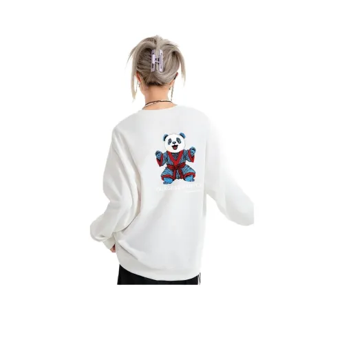 QEWBG Белый Унисекс Свитшоты