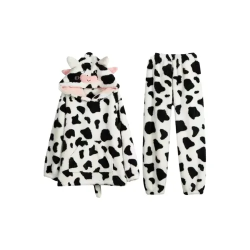 GOYN Корова Черный Женские Пижамные комплекты