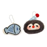 [Серый пингвин + рыбка] 2 шт. парный