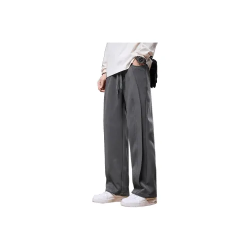 Tonlion Medium Gray Unisex Casual Pants Tonlion Средне-серый унисекс повседневные брюки