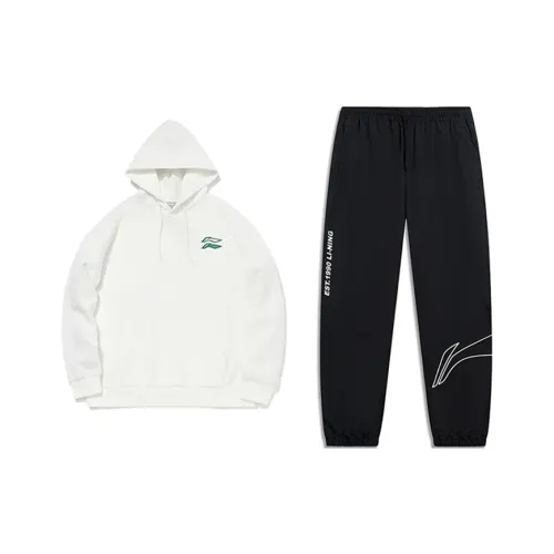 Лайнер Повседневная Спортивная Одежда Унисекс Milky Белый+Черный