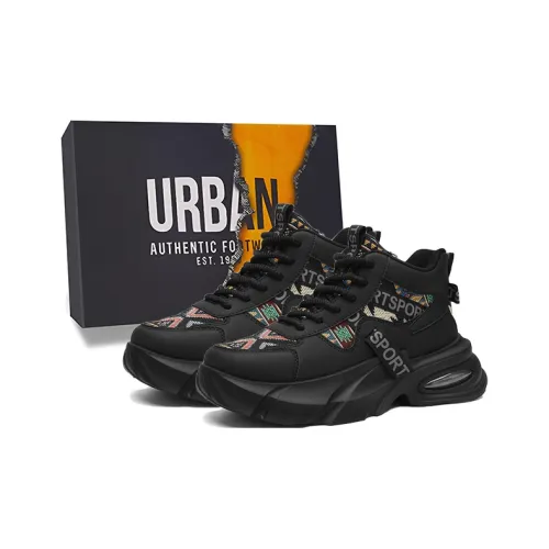 URBAN AUTHENTIC Устойчивый к истиранию противоскользящий высокий топ с толстой подошвой Мужские кроссовки