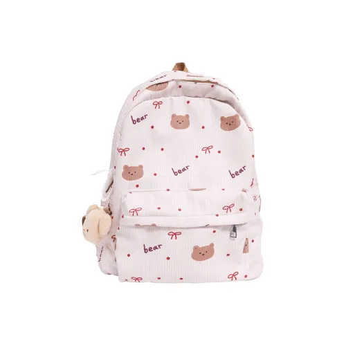 Kaka Tree Нейлон Рюкзак Женские Коричневый