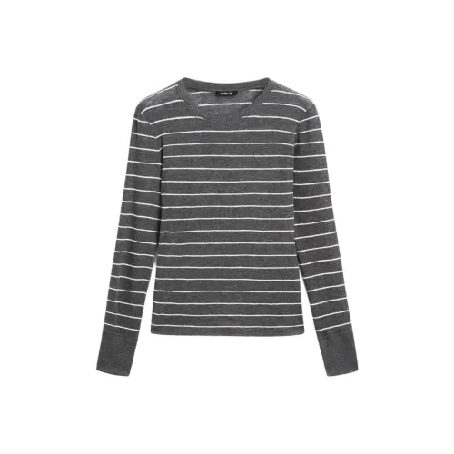 Massimo Dutti Серые Женские T-рубашки