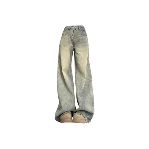 TLONELY1 Ностальгический синий Женские джинсы