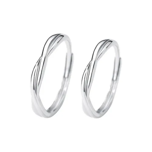 Zhou Jifeng Серебряные Кольца Унисекс