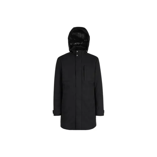 GEOX Мужские черные куртки