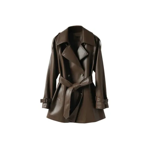 OZVO Женские Кожаные Куртки