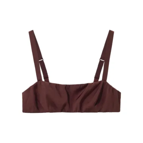 ZARA Бордовый Красный Женский Бюстгальтер