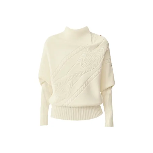 ZEKIKO STUDIO Экрю Женская Трикотажная одежда