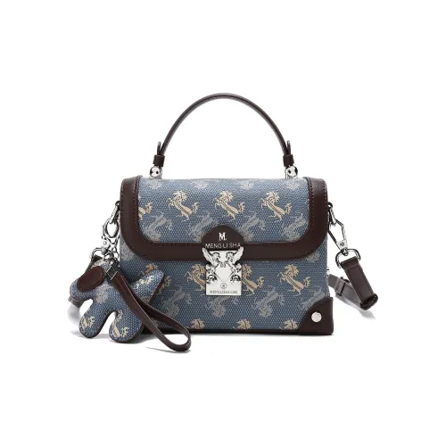 JANITINO ПУ (полиуретан) Одно плечо Сумка Женская Синяя