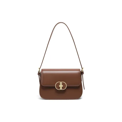 Younger Song Коровья кожа синтетическая кожа сумка через плечо стандартная женская карамель