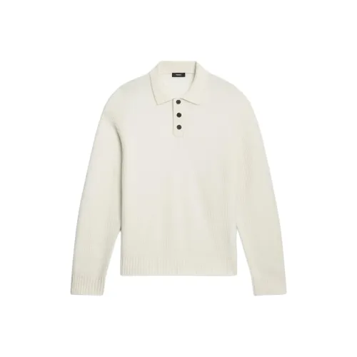 THEORY Сливочный Мужской Свитеры