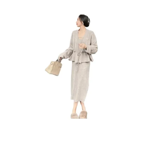 TENNE GIRL Длинное платье с длинными рукавами женское