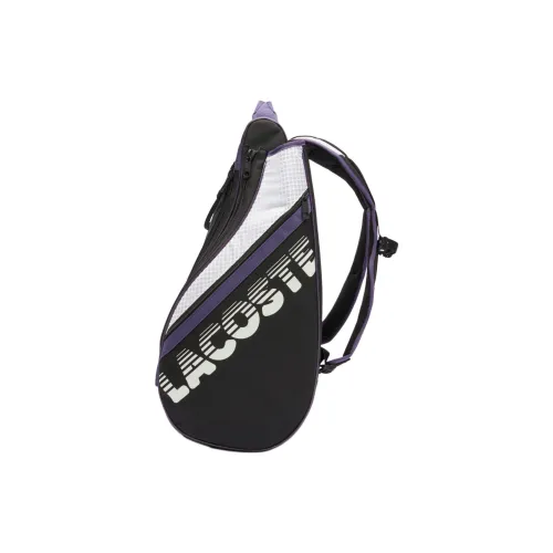 Рюкзак из нейлона LACOSTE Collaboration большой мужской черный