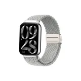 Перламутрово-белый, трикотажные ткани, магнитный ремешок с петлей