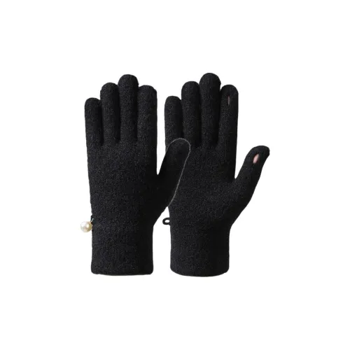 NANJIREN Утолщенные вязаные перчатки женские